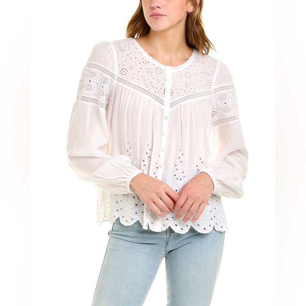 LOVESHACKFANCY Badyn Blouse